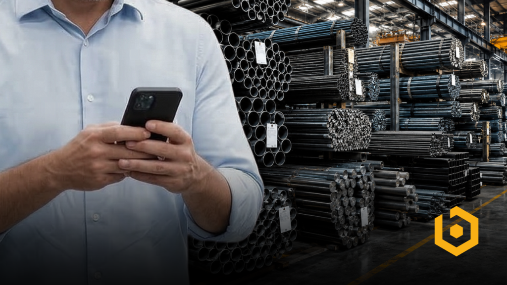 Como a tecnologia otimiza a compra de aço industrial e reduz custos