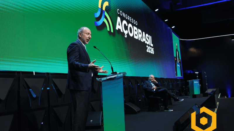 Congresso Aço Brasil 2026: Siderurgia Nacional Alerta para Ociosidade e o Impacto das Importações